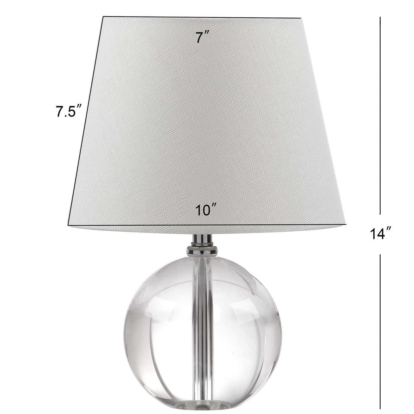 Lampe de table en marbre SAFAVIEH Lighting Chastity 14 pouces - 10 x 10 x 14 - 10 L x 10 P x 14 H