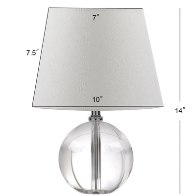 Lampe de table en marbre SAFAVIEH Lighting Chastity 14 pouces - 10 x 10 x 14 - 10 L x 10 P x 14 H