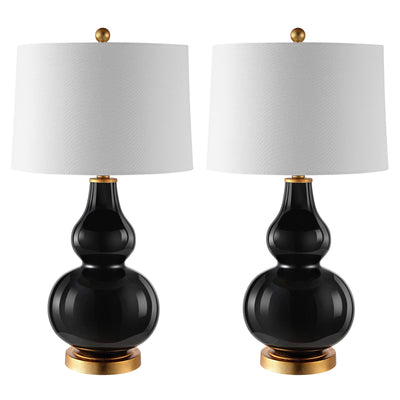 Lampe de table SAFAVIEH Lighting Diede Gourd (lot de 2) - 15 x 15 x 28,5 cm - 15 L x 15 P x 29 H