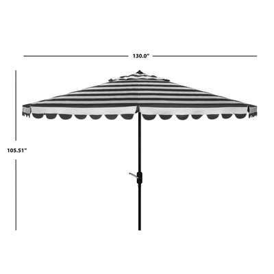 Parapluie rond à manivelle SAFAVIEH Outdoor Jaylee 11 pieds