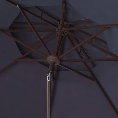 Parasol de marché double SAFAVIEH Outdoor Livia 9 pieds, base non incluse
