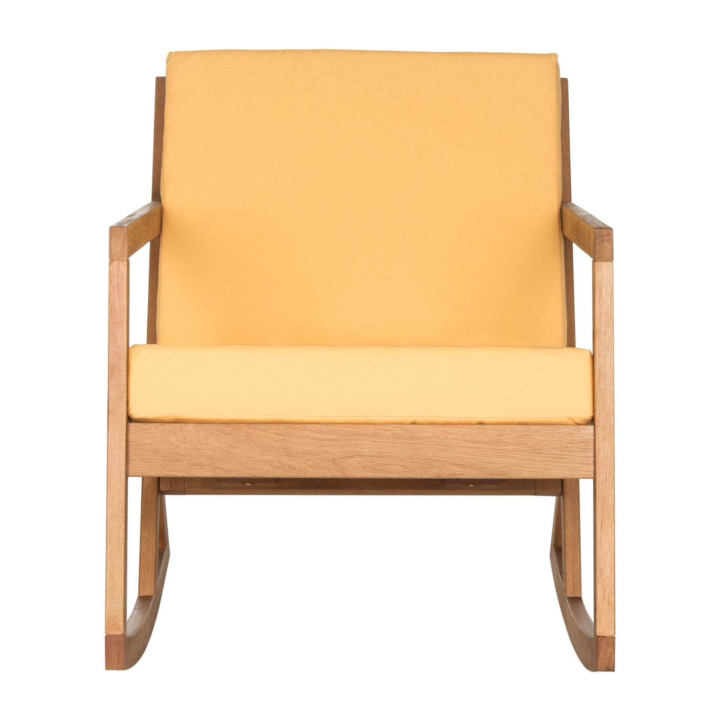 Chaise à bascule d'extérieur Makaila de SAFAVIEH avec coussin - 26 L x 31 P x 38 H