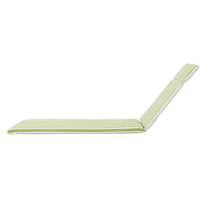 Ensemble de coussins d'extérieur Salem pour chaise longue - Coussins uniquement (lot de 2) par Christopher Knight Home - 79,25 L x 27,50 l x 1,50 H