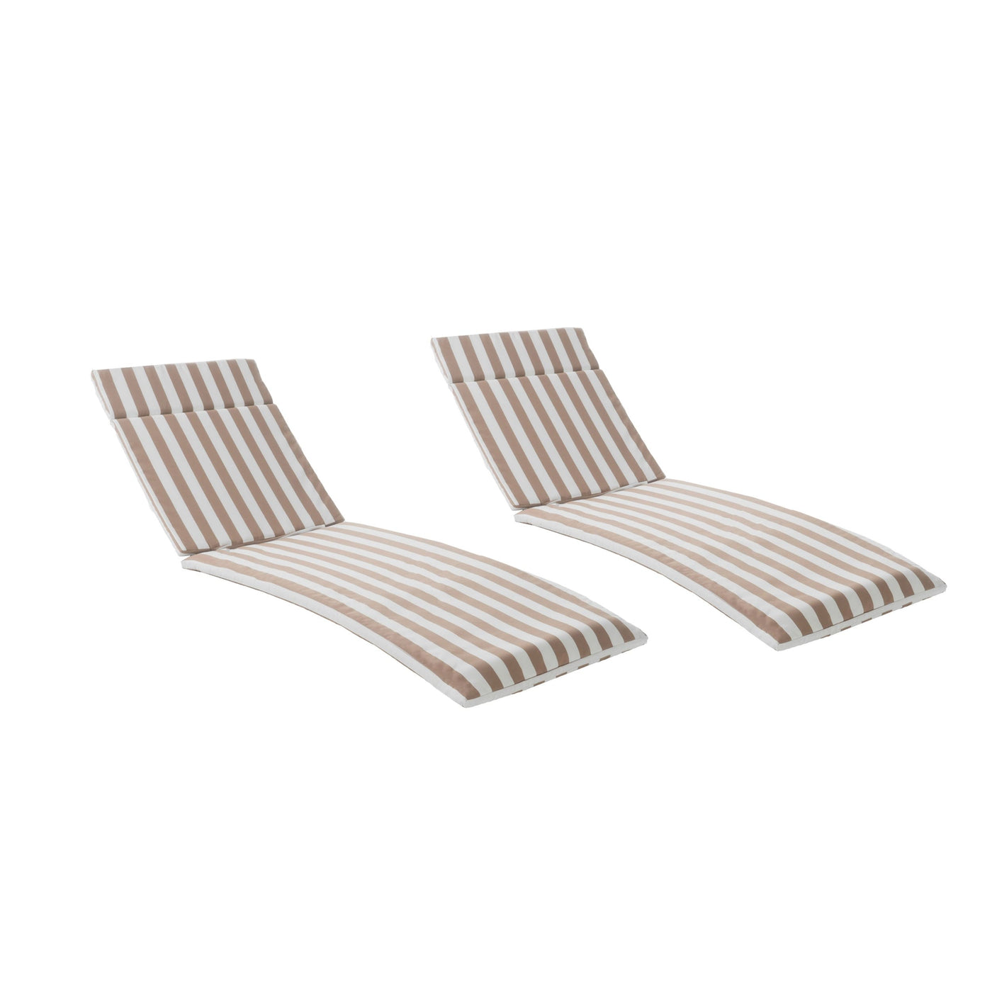 Ensemble de coussins d'extérieur Salem pour chaise longue - Coussins uniquement (lot de 2) par Christopher Knight Home - 79,25 L x 27,50 l x 1,50 H