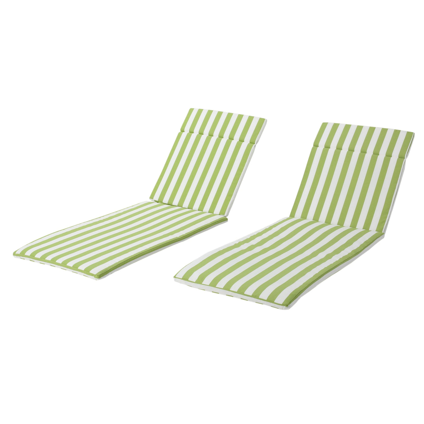 Ensemble de coussins d'extérieur Salem pour chaise longue - Coussins uniquement (lot de 2) par Christopher Knight Home - 79,25 L x 27,50 l x 1,50 H