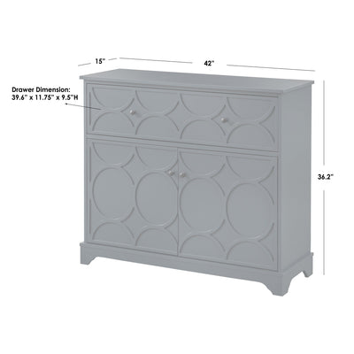 Armoire à façade circulaire Dawson Simple Living