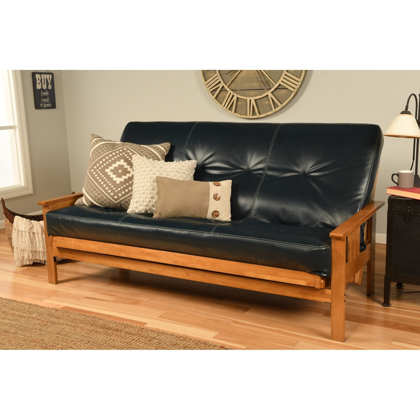 Matelas futon de remplacement Somette en mousse haute densité et ressorts pleine grandeur (cadre non inclus)