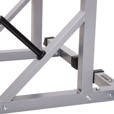 Support à squat/développé couché Soozier Steel 2 pièces à hauteur réglable - N/A