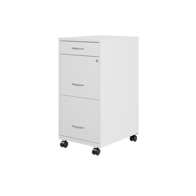 Classeur métallique Space Solutions 18 pouces à 3 tiroirs