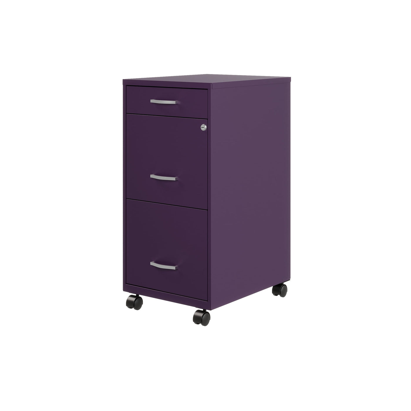 Classeur métallique Space Solutions 18 pouces à 3 tiroirs