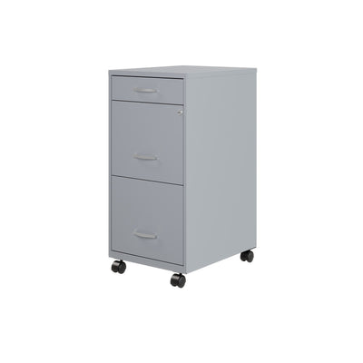 Classeur métallique Space Solutions 18 pouces à 3 tiroirs
