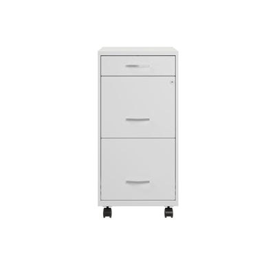 Classeur métallique Space Solutions 18 pouces à 3 tiroirs