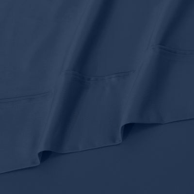 Parure de draps unie écologique en coton égyptien de qualité supérieure 1 200 fils
