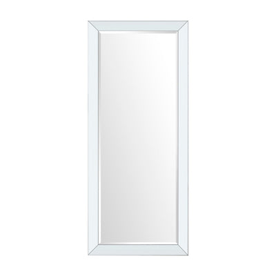 Grand miroir perlé pleine longueur - Miroir surdimensionné sur toute la longueur, sur pied ou à fixer au mur
