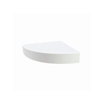 Siège de douche d'angle mural en surface solide Transolid Studio 14 po x 14 po - 14,5 x 14,25 x 3