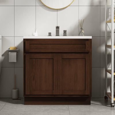 Meuble-lavabo simple de 36 pouces de Vanity Art