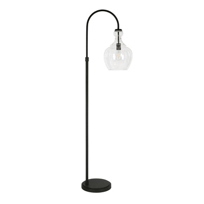Lampadaire Verona Arc avec abat-jour en verre