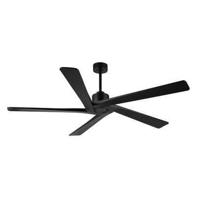 Ventilateur de plafond d'intérieur WINGBO 54 pouces avec moteur à courant continu sans éclairage - N/A