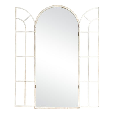 Miroir de fenêtre en bois arqué 71'' L x 31'' l