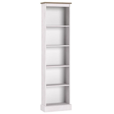 Bibliothèque haute et étroite en bois, collection Corona | Furniture Dash