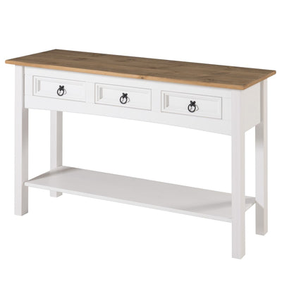 Console d'entrée en bois à 3 tiroirs Corona | Furniture Dash - N/A