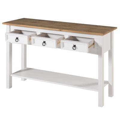 Console d'entrée en bois à 3 tiroirs Corona | Furniture Dash - N/A