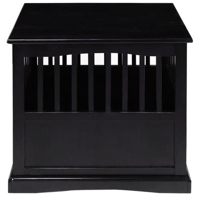 Table d'appoint en bois pour cage pour animaux de compagnie avec porte verrouillable