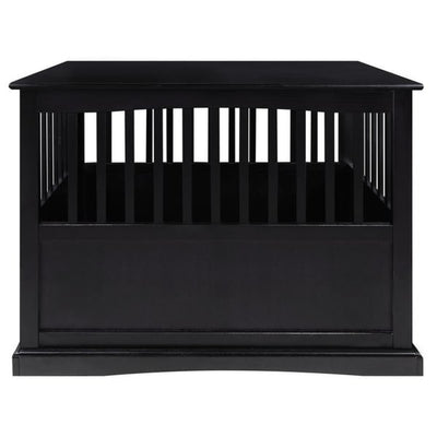 Table d'appoint en bois pour cage pour animaux de compagnie avec porte verrouillable
