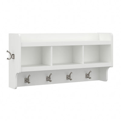 Porte-manteau mural Woodland 40 W avec étagère par Bush Furniture