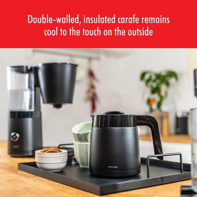 Cafetière filtre ZWILLING Enfinigy avec carafe isotherme 10 tasses, récompensée par le SCA Golden Cup Standard - 2,5 pintes