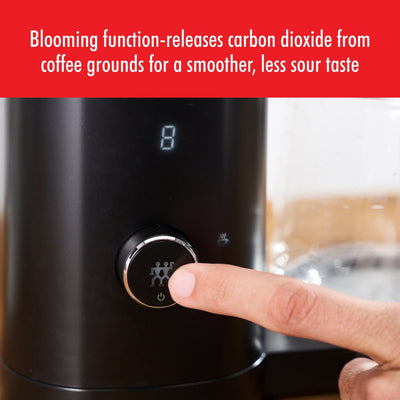 Cafetière filtre ZWILLING Enfinigy avec carafe isotherme 10 tasses, récompensée par le SCA Golden Cup Standard - 2,5 pintes